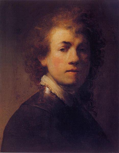 REMBRANDT Harmenszoon van Rijn Self-portrait. oil painting image